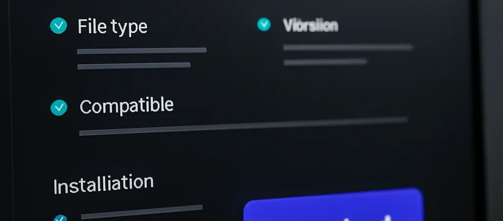 O que conferir na página de um download